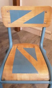 Chaise maternelle vintage