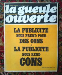 Lot  "La gueule ouverte" - Journal satirique Années 70