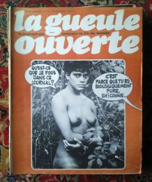 Lot "La gueule ouverte" - journal satirique années 70