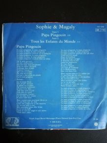 Sophie et Magalie Le Papa pingouin Vinyle 45t