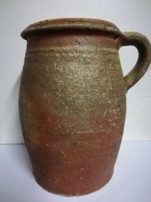 Ancien pot "cruche " en terre cuite