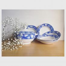 Assiettes creuses Sarreguemines et Digoin 