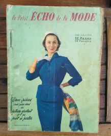 Lot de 15 revues "Le petit écho de la mode" 1954
