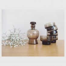 Ensemble carafe et coupe à dessert 