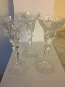 lot de 3 bougeoirs  en verre. Ils trouveront leur 