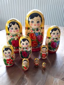 poupées russes matriochka 9 pièces 