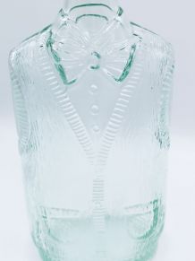 Bouteille en verre moulée homme