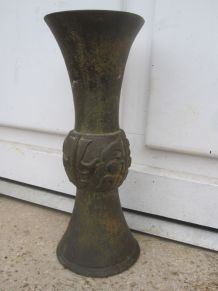 ancien vase bronze de chine
