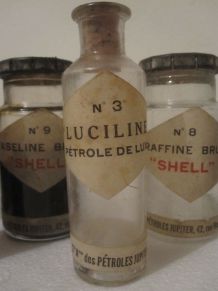 ancienne série  flacon laboratoire pharmacie