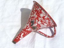  entonnoir ancien en acier émaillé, vintage