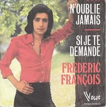 Frédéric FRANÇOIS - Lot de 4 vinyles 45t - 1974 - 1972- Vogu