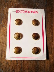 lots de 18  boutons ancien .BOUTONS DE PARIS    