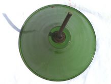 abat-jour, suspension  en acier  émaillé, vintage