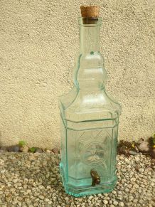 Grande bouteille 2 litres Carrée avec robinet