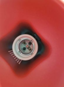 suspension vintage noire Vrieland design avec 3 spots métal 