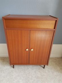 meuble à chaussures vintage avec casier de rangement 