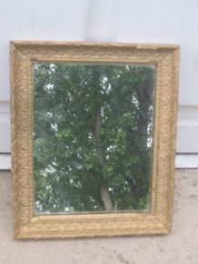 ancien miroir bois et suc doré