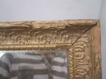 ancien miroir bois et suc doré
