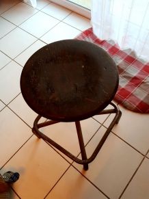 tabouret réglable année 40
