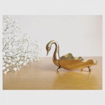 Dévidoir cygne en laiton 