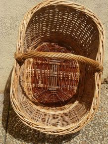 panier  en osier, vintage