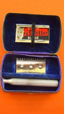 coffret ancien rasoir gilette us