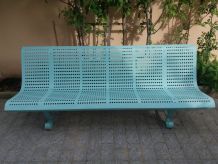 BANC DE JARDIN VINTAGE EN METAL