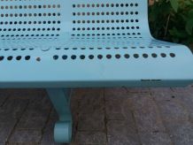 BANC DE JARDIN VINTAGE EN METAL