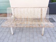 BANC EN METAL VINTAGE 40/50