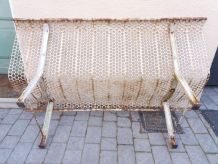 BANC EN METAL VINTAGE 40/50