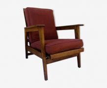 Fauteuil années 50 style scandinave 3 positions