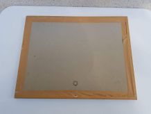 dessins anciens à l'aquarelle avec cadre bois