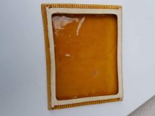 dessous de plat vallauris céramique jaune et verte années 60