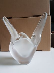 Vase Lalique 2 colombes 