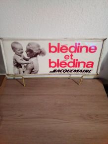 Plaque publicitaire Bledina 