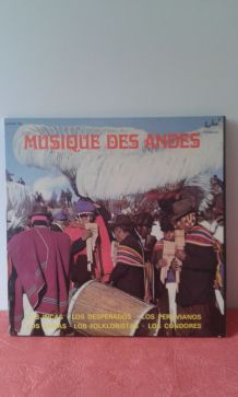 Vinyle 33T: Musique des Andes.