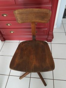 Chaise d' atelier biennaise 1930