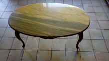 Table basse dessus marbre