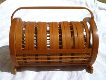 sous-verres papillons en bambou, vintage