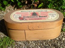 boite en bois DEBOUZIE BRAY, vintage 1960