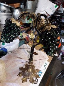 Lampe grappe  murano 