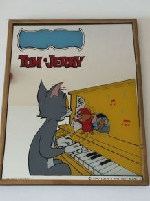Miroir vintage Tom &amp;amp; Jerry 1967
