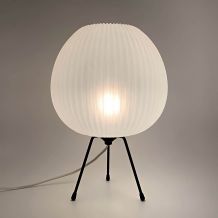  LAMPE TRIPODE MÉTAL PLASTIQUE VINTAGE DESIGN ANNÉES 50 60