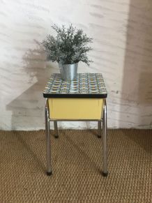 Tabouret coffre vintage 