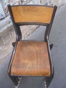 Lot de 4 chaises Mullca Gaston Cavaillon