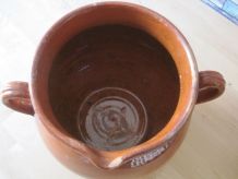jarre poterie en terre cuite vernis ancienne 
