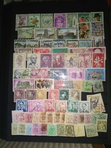 timbres thèmes différents pays (classeur)