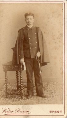photo ancienne soldat vers 1900