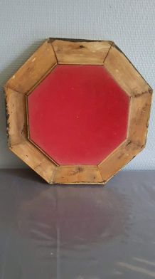miroir ancien hexagonal très bon état