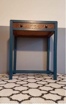 table d'appoint rénovée des années 50 